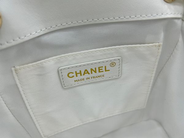 chanel包包 香奈兒2023新款手提包 DSAS3860時尚雙肩包白色後背包