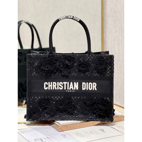 Dior包包 迪奧2023新款手提包 DS1286中號購物袋單肩斜挎包