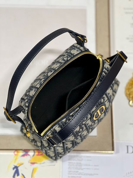 Dior包包 迪奧2023新款手提包 DS5558小號貴妃包單肩斜挎包