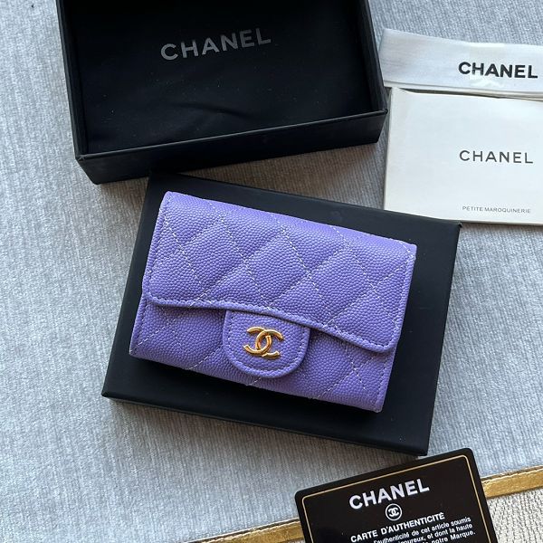 Chanel皮夾 香奈兒2023新款零錢包 ZJP0214時尚卡包翻蓋短夾