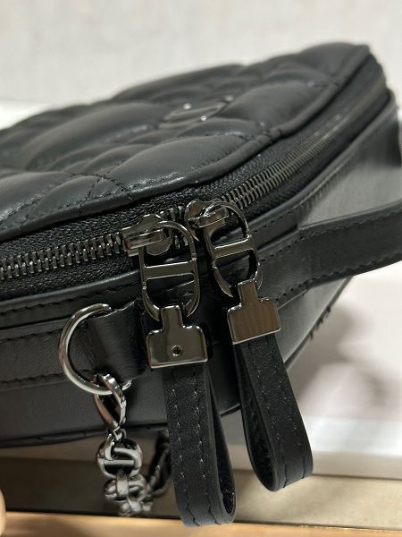 Dior包包 迪奧2022新款手提包 DS5140牛皮箱型鏈條手袋