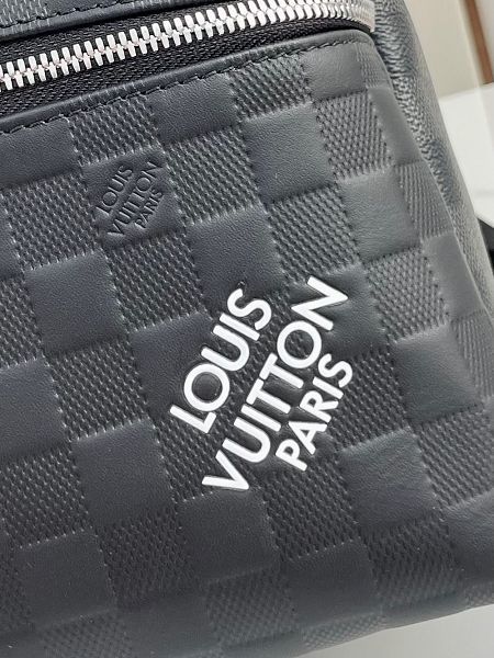 lv包包 路易威登2023新款手提包 ZJN40436黑格雙肩包後背包