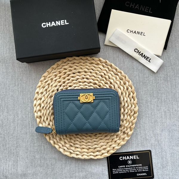 Chanel皮夾 香奈兒2023新款零錢包 ZJA80602拉鏈卡包