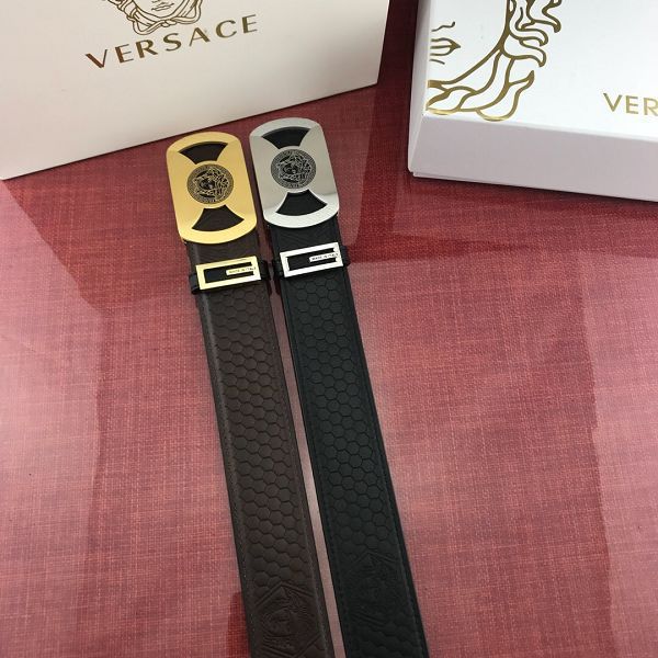 versace皮帶 範思哲2019新款 HF929003牛皮壓花紋時尚腰帶