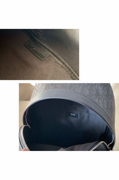 Dior包包 迪奧2022新款手提包 DS088-H03E男士黑色雙肩包後背包