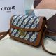 Celine包包 賽琳2021新款手提包 DS4128-1凱旋門印花單肩斜挎包