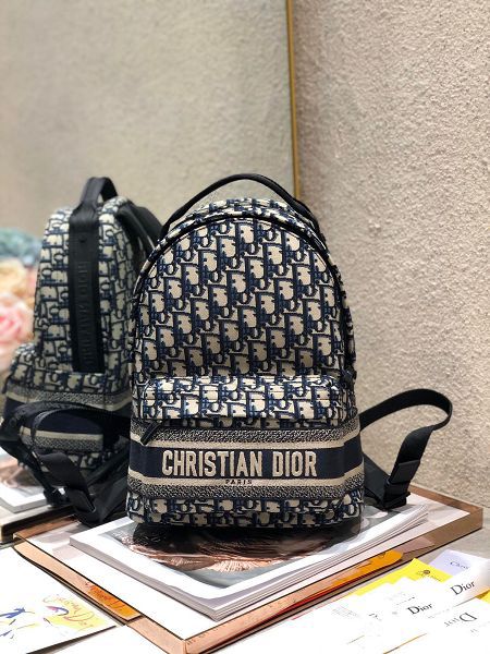 Dior包包 迪奧2022新款手提包 DS096刺繡工藝後背包雙肩包