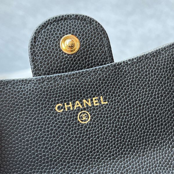 Chanel皮夾 香奈兒2023新款零錢包 ZJP0214時尚卡包翻蓋短夾