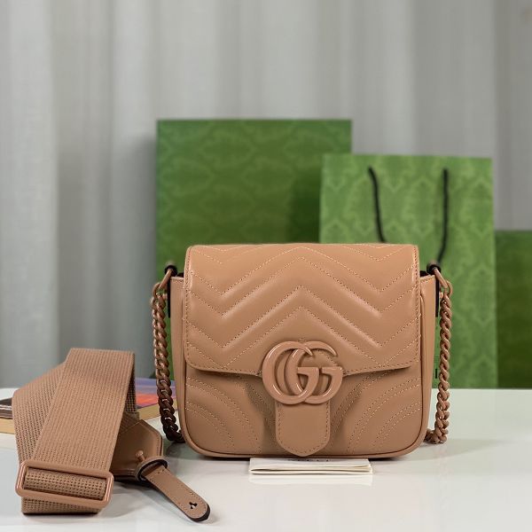 gucci包包 古馳2023新款手提包 DS739681Marmont系列單肩斜挎包