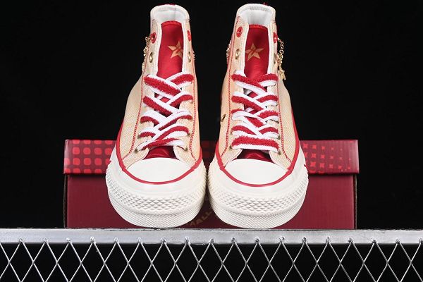 Converse 1970s CNY蛇年限定 2025最新男女款双色提花 厚底高幫休閒板鞋