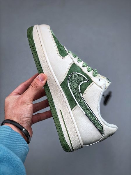 Nike Air Force 1 Low 07 x The North Face 2025最新男女款白綠色板鞋