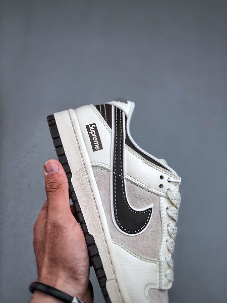 Nike SB Dunk Low 北面聯名Mr.Vera設計師 SUP聯名—黑白灰配色 2025最新男女款低幫休閒運動板鞋