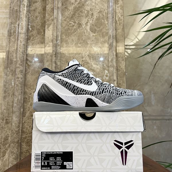 NK Kobe 9 Elite Low Beethoveb 精英款編織低幫 2025最新男鞋貝多芬狼灰