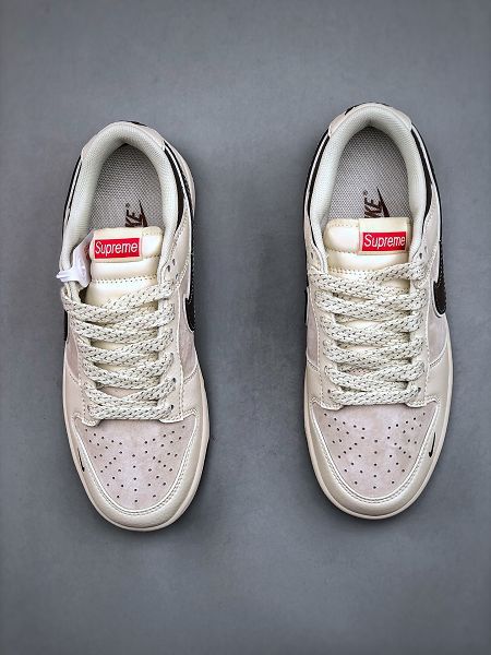 Nike SB Dunk Low 北面聯名Mr.Vera設計師 SUP聯名—黑白灰配色 2025最新男女款低幫休閒運動板鞋