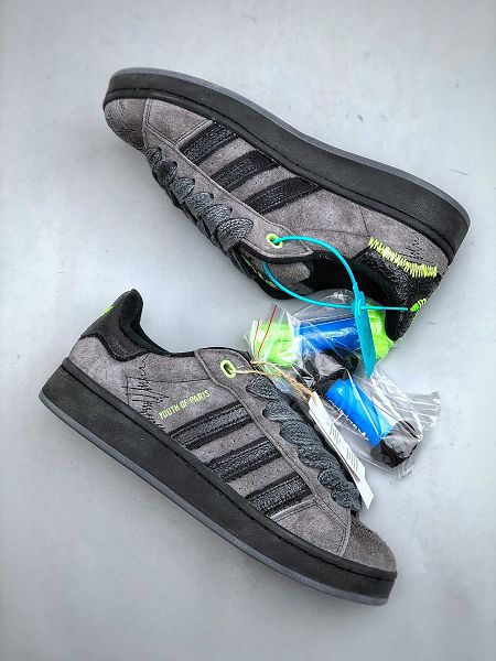 Adidas Originals Campus 00s Youth Of Paris 學院系列休閒運動板鞋 2025最新男女鞋聯名深灰綠