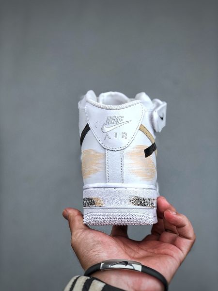 Nike Air Force 1'07 Mid 斷勾 噴繪 二次元主題 2025最新男女款空軍一號中幫休閒板鞋
