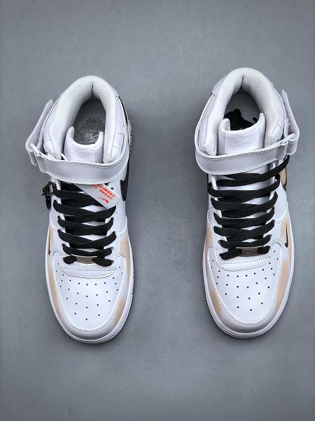 Nike Air Force 1'07 Mid 斷勾 噴繪 二次元主題 2025最新男女款空軍一號中幫休閒板鞋