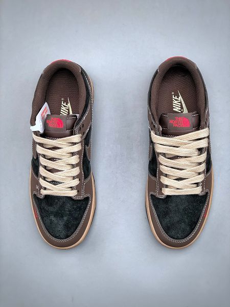 Nike SB Dunk Low 北面聯名Mr.Vera設計師 北面聯名 灰棕黑配色 2025最新男女款低幫休閒運動板鞋