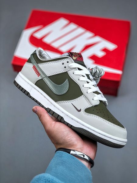 NIKE SB Dunk Low Year of the Snake 2025最新男女款蛇年限定 白綠色板鞋