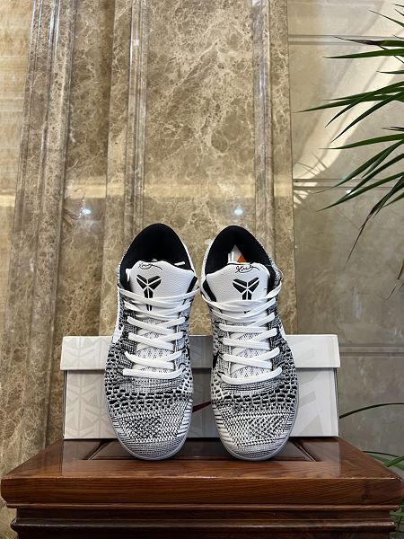 NK Kobe 9 Elite Low Beethoveb 精英款編織低幫 2025最新男鞋貝多芬狼灰