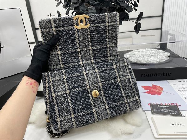 chanel包包 香奈兒2023新款手提包 DSAS1160編織毛呢單肩斜挎包