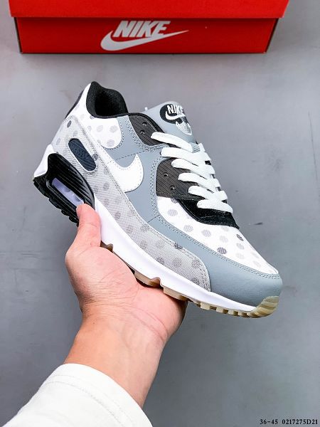 Nike Air Max 90 Oreo 2025最新男女款半掌氣墊復古運動休閒慢跑鞋