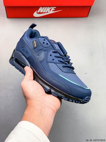 Nike Air Max 90 Oreo 2025最新男女款半掌氣墊復古運動休閒慢跑鞋