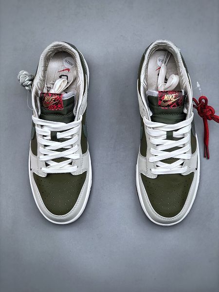 NIKE SB Dunk Low Year of the Snake 2025最新男女款蛇年限定 白綠色板鞋