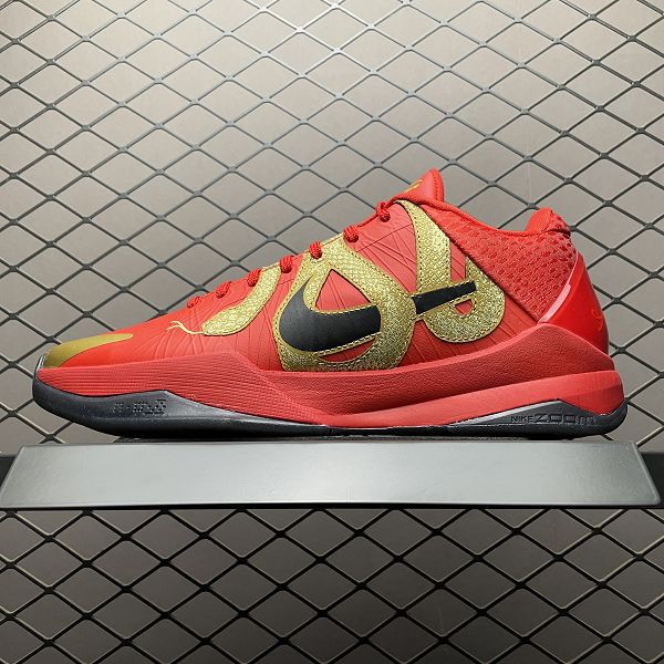NK Kobe V 5 Year of the Mamba 蛇年限定紅色 2025新款男生實戰籃球鞋