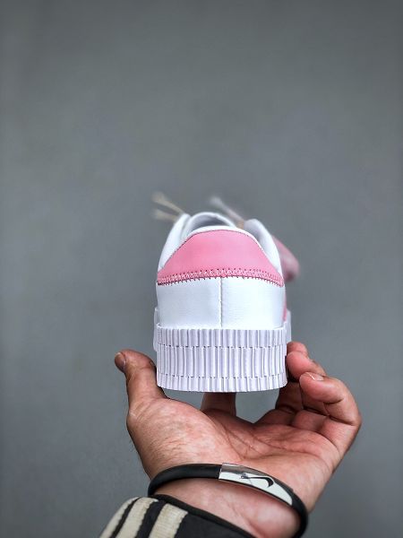 Adidas Originals Samba Rose 三葉草桑巴系列鬆糕百搭經典板鞋 2025最新女鞋
