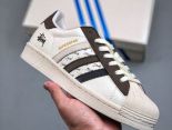 Adidas Originals Superstar x Stussy 2025最新男女款白棕色板鞋