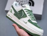 Nike Air Force 1 Low 07 x The North Face 2025最新男女款白綠色板鞋