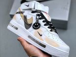 Nike Air Force 1'07 Mid 斷勾 噴繪 二次元主題 2025最新男女款空軍一號中幫休閒板鞋